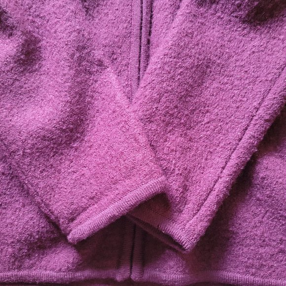 Vintage Pure Wool Plum Tabi Zip Jacket/Coat, sz Small/Medium - Picture 10 of 14